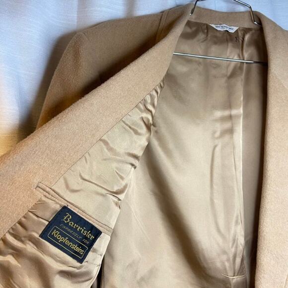 Vintage Men's Barrister Camel Hair Blazer Jacket (L/XL) - Picture 4 of 9